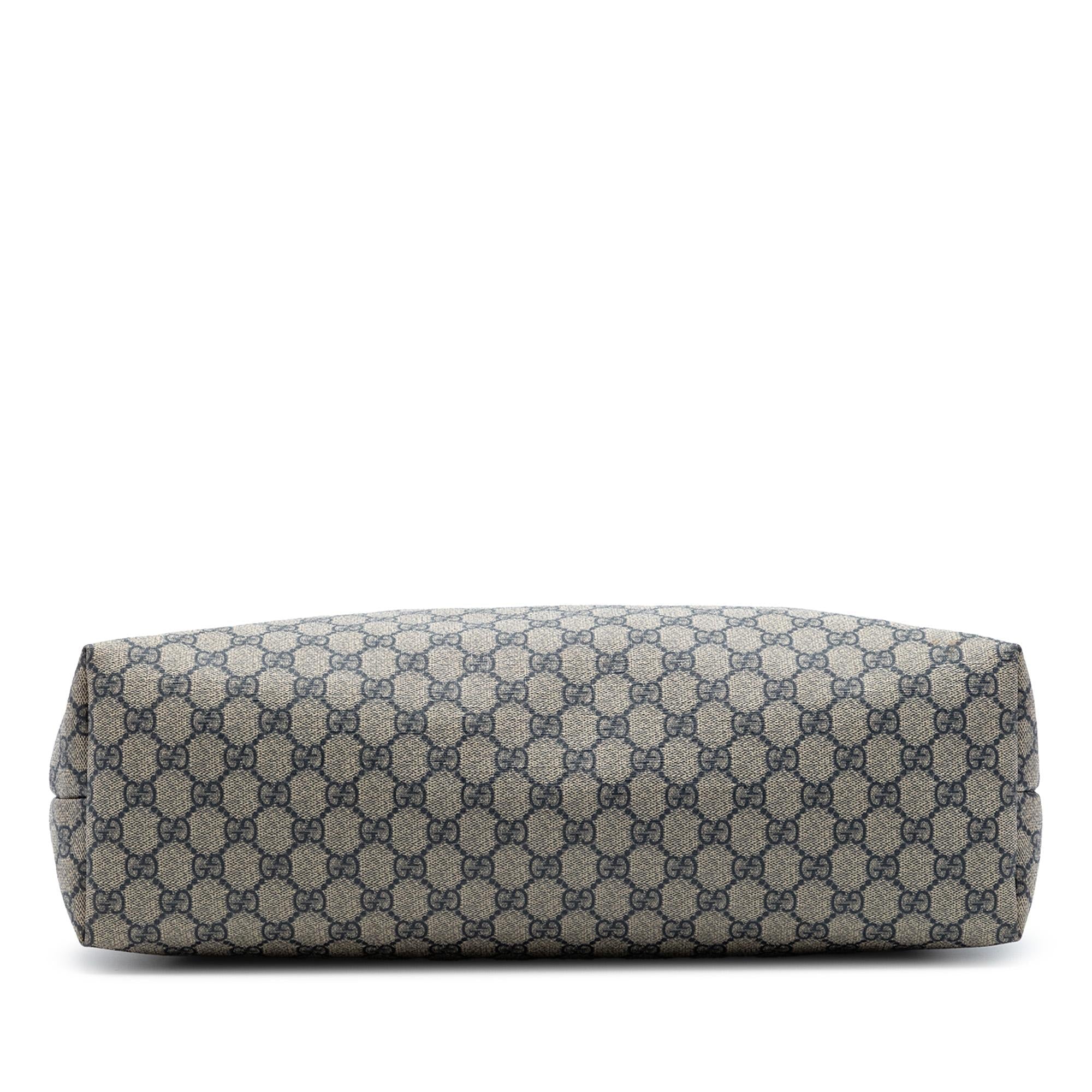 Gucci Large GG Supreme Zippered Tote