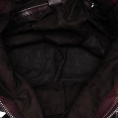 Gucci Large Leather Bamboo Bar Tote