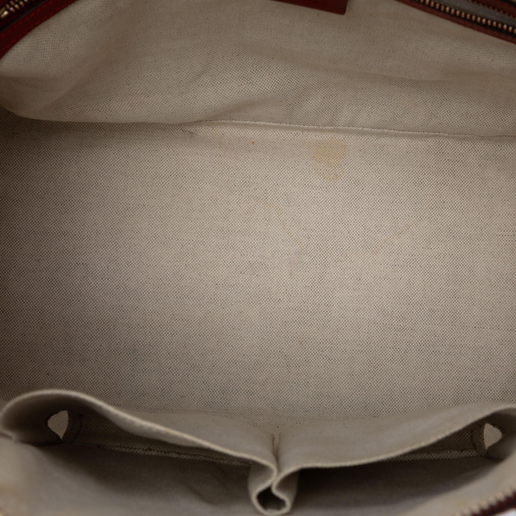 Gucci Large Microguccissima Patent Nice Dome Satchel