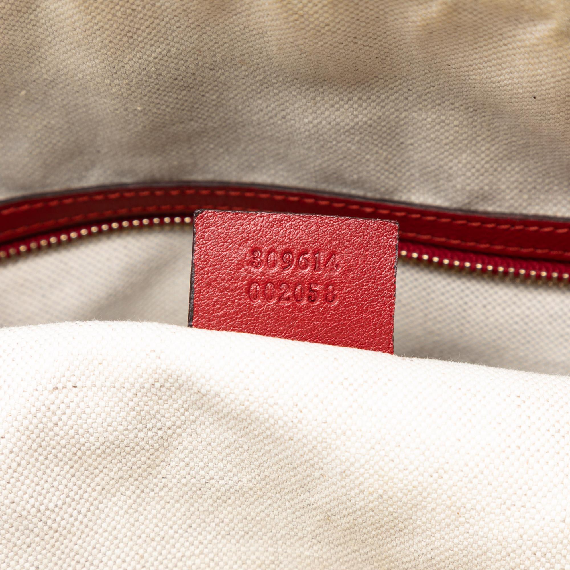 Gucci Large Microguccissima Patent Nice Dome Satchel