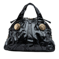 Gucci Large Patent Hysteria Satchel
