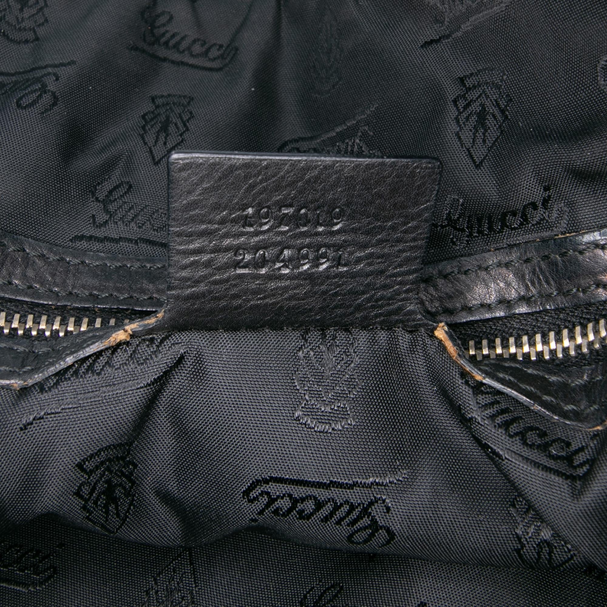 Gucci Large Patent Hysteria Satchel