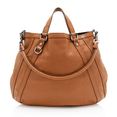 Gucci Leather Abbey Convertible Tote