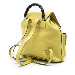 Gucci Leather Bamboo Tassel Backpack