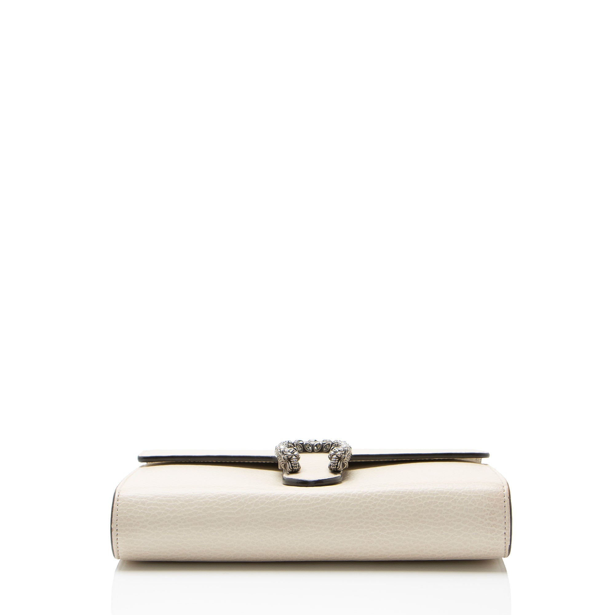 Gucci Leather Crystal Dionysus Chain Wallet