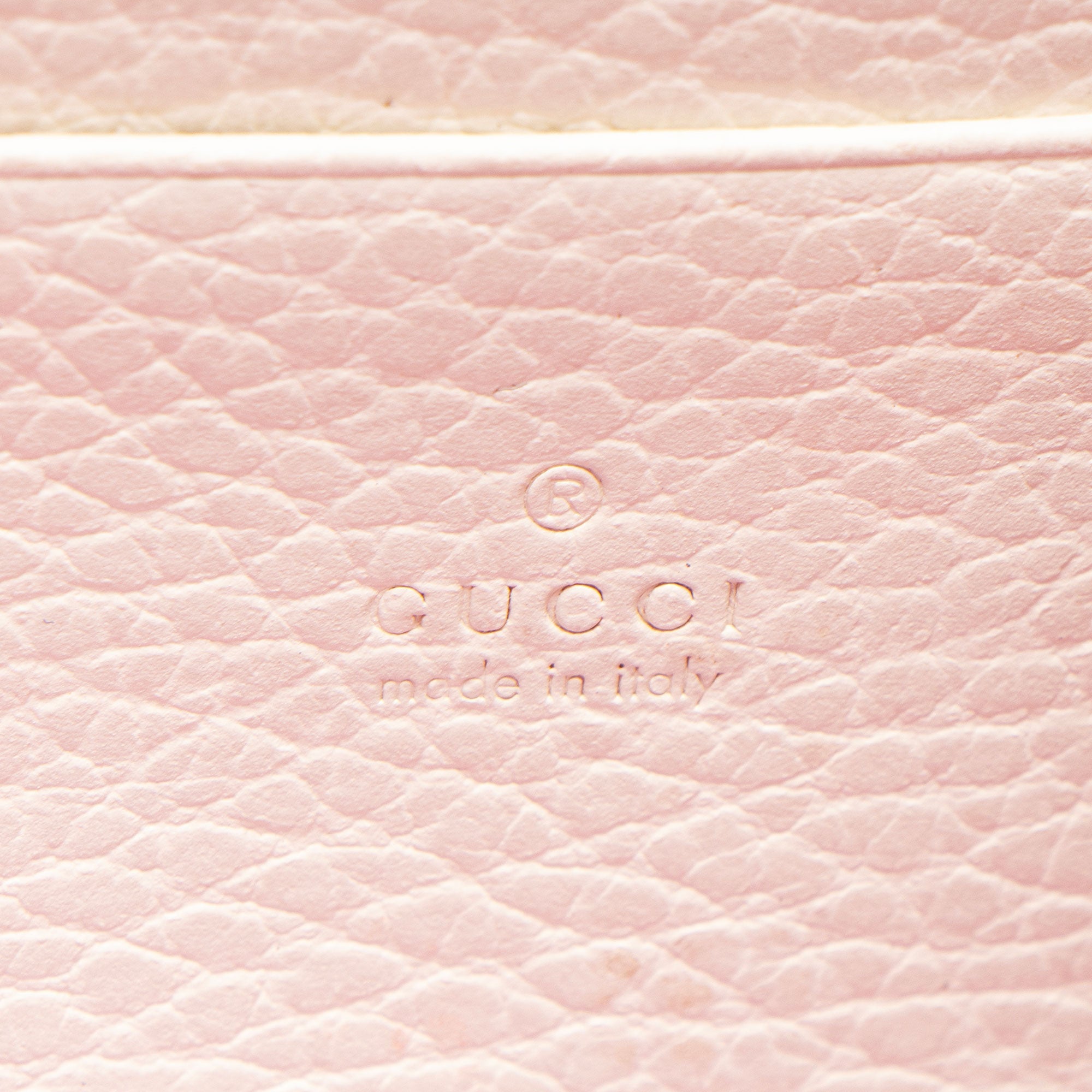 Gucci Leather Crystal Dionysus Chain Wallet
