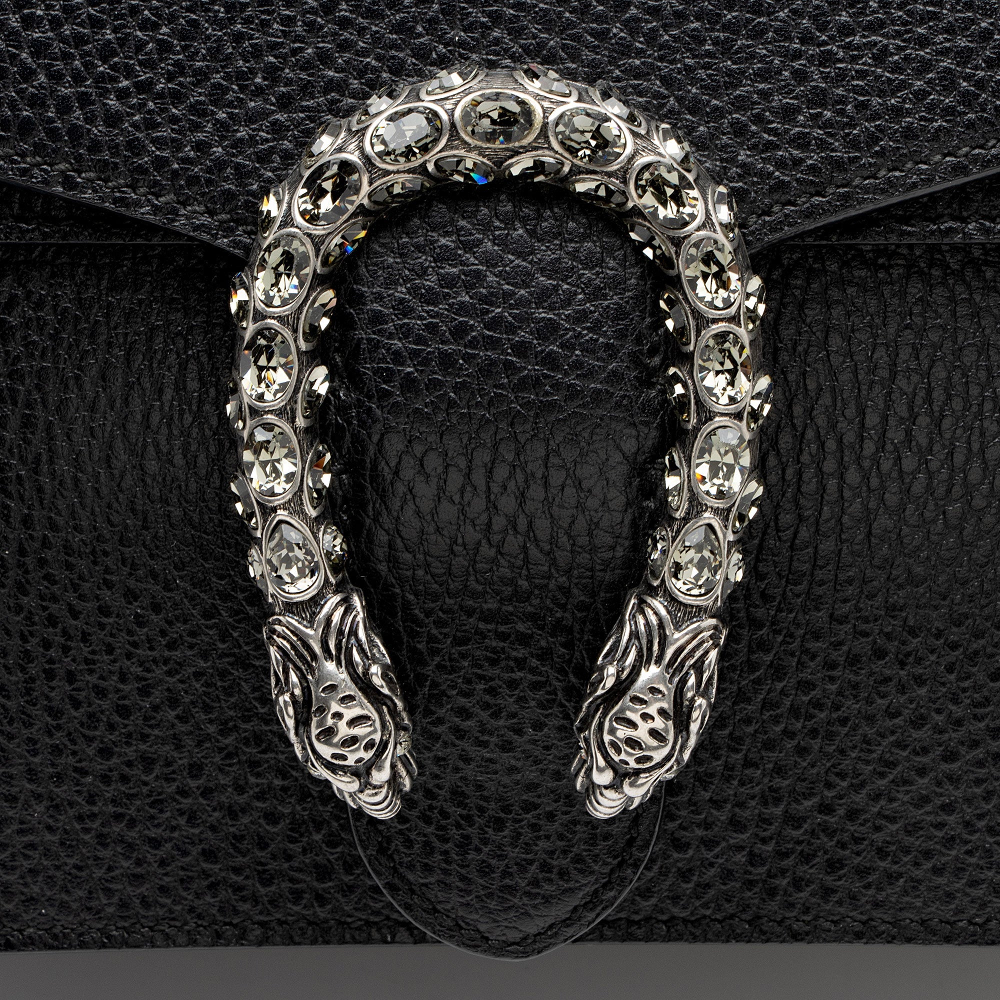 Gucci Leather Crystal Dionysus Medium Shoulder Bag