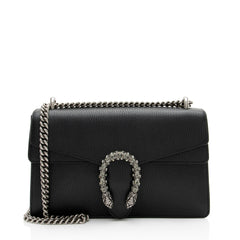 Gucci Leather Crystal Dionysus Medium Shoulder Bag