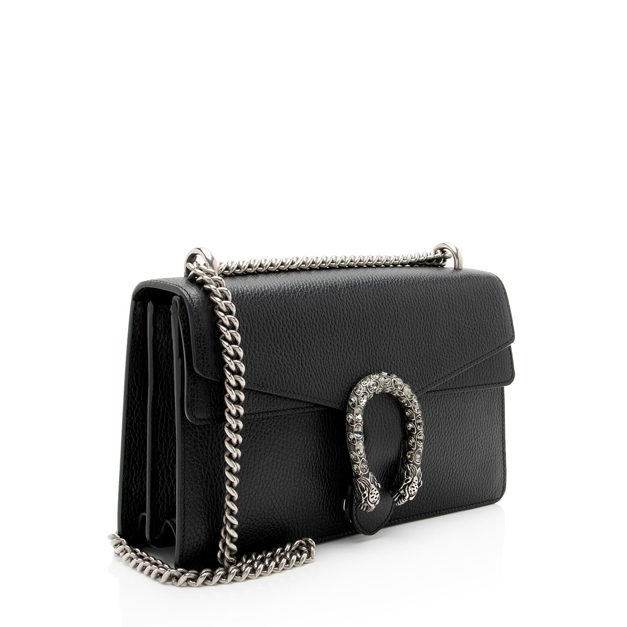 Gucci Leather Crystal Dionysus Medium Shoulder Bag