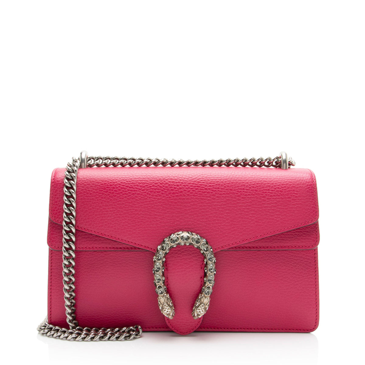 Gucci Leather Crystal Dionysus Medium Shoulder Bag