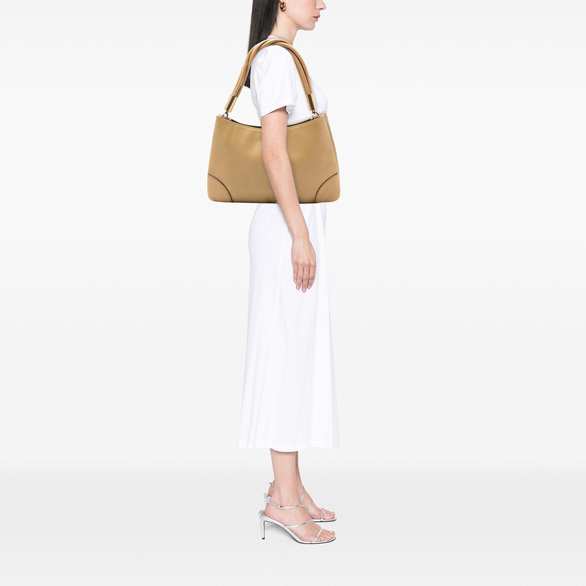 Gucci Leather Drawstring Shoulder Bag