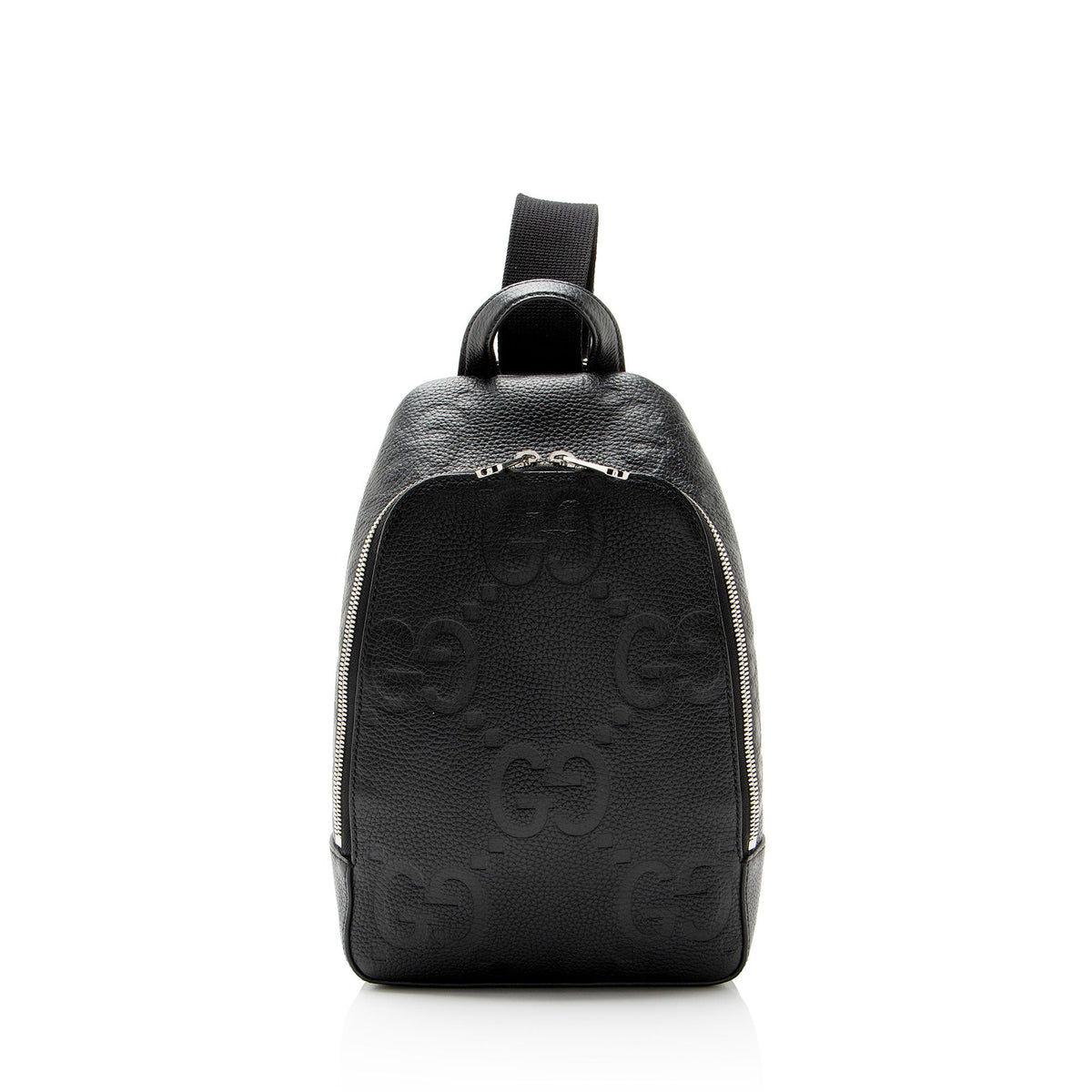 Gucci Leather GG Jumbo Sling Backpack