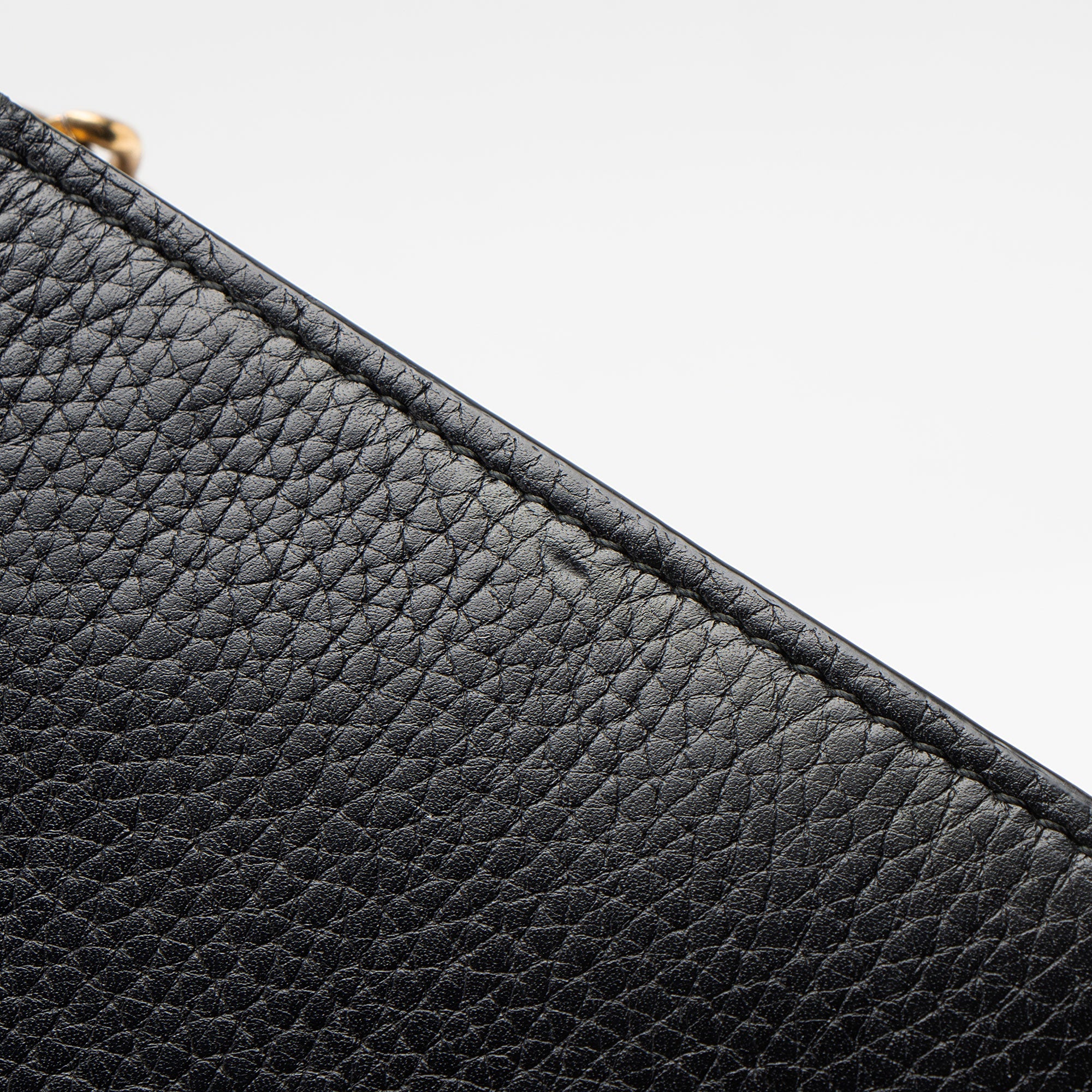 Gucci Leather GG Marmont Chain Wallet