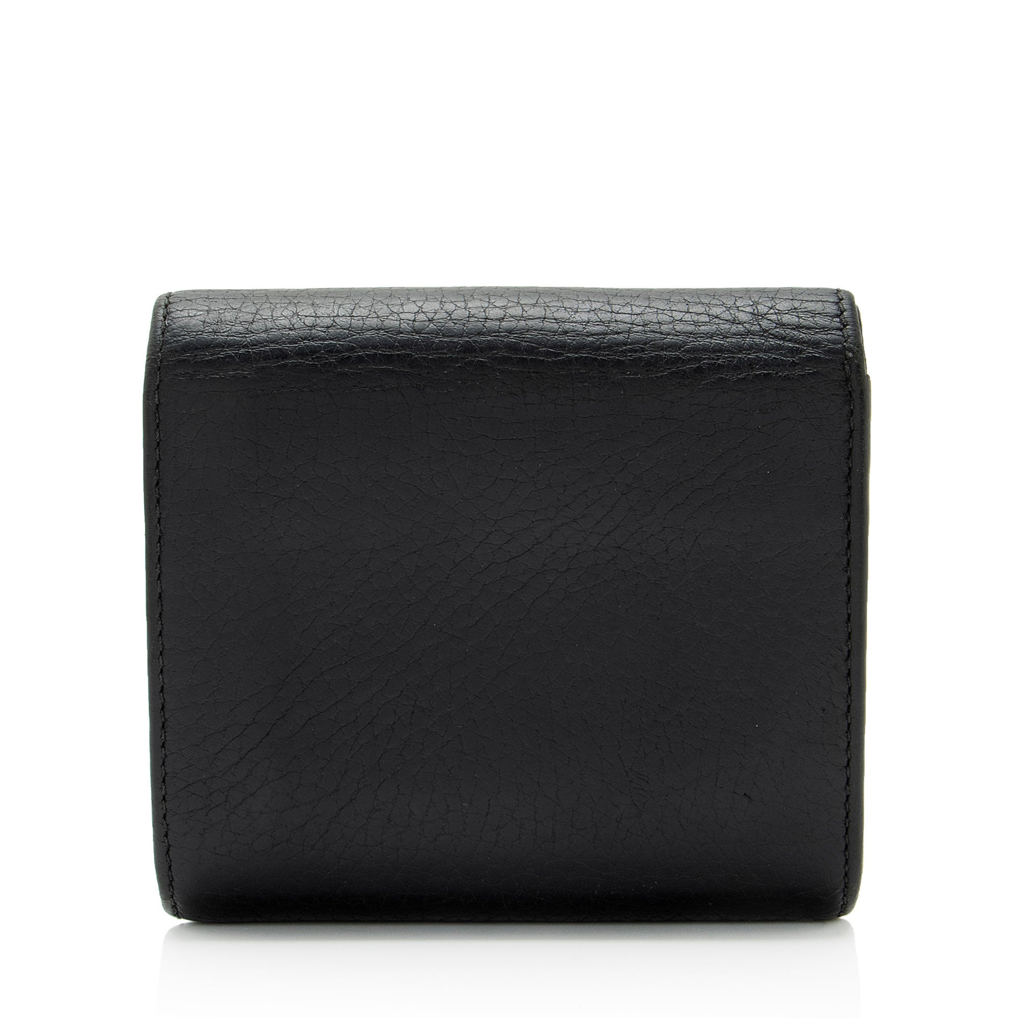 Gucci Leather GG Marmont Compact Wallet