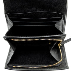 Gucci Leather GG Marmont Compact Wallet