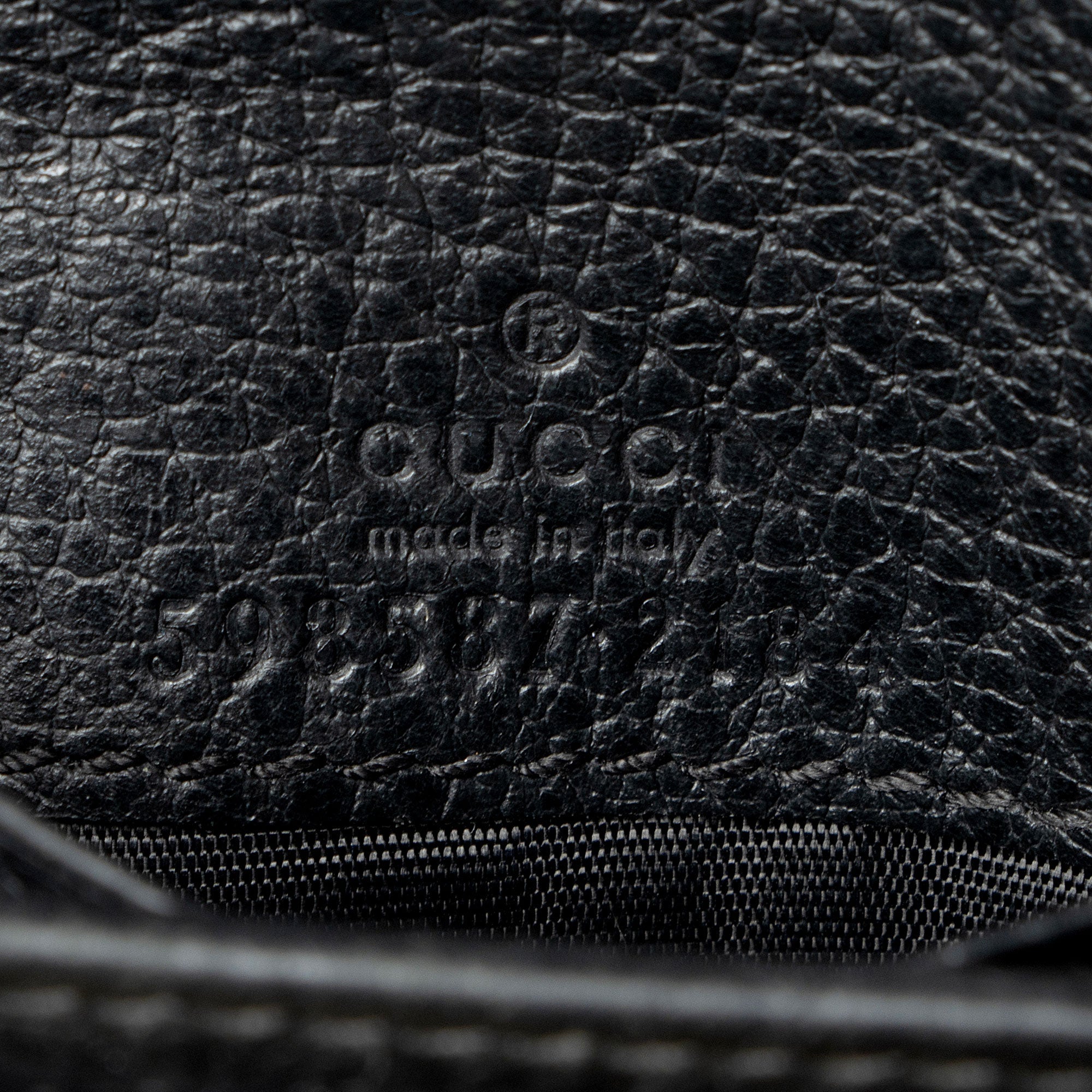 Gucci Leather GG Marmont Compact Wallet