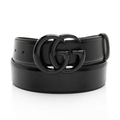 Gucci Leather GG Marmont Monochrome Belt - Size 36 / 90