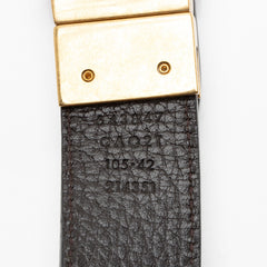Gucci Leather GG Marmont Reversible Belt - Size 42 / 105