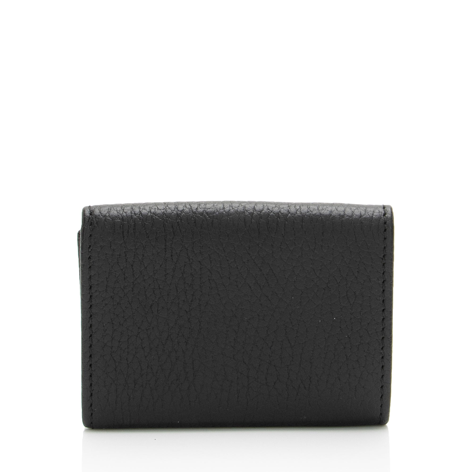 Gucci Leather GG Marmont Trifold Wallet