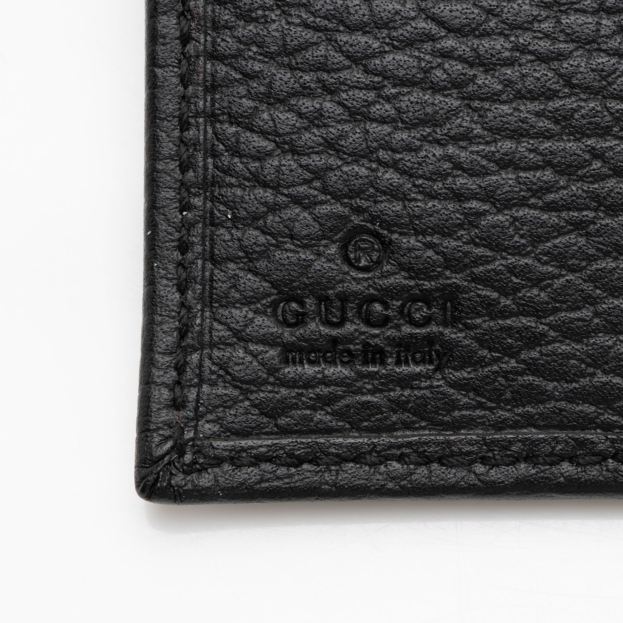 Gucci Leather GG Marmont Trifold Wallet