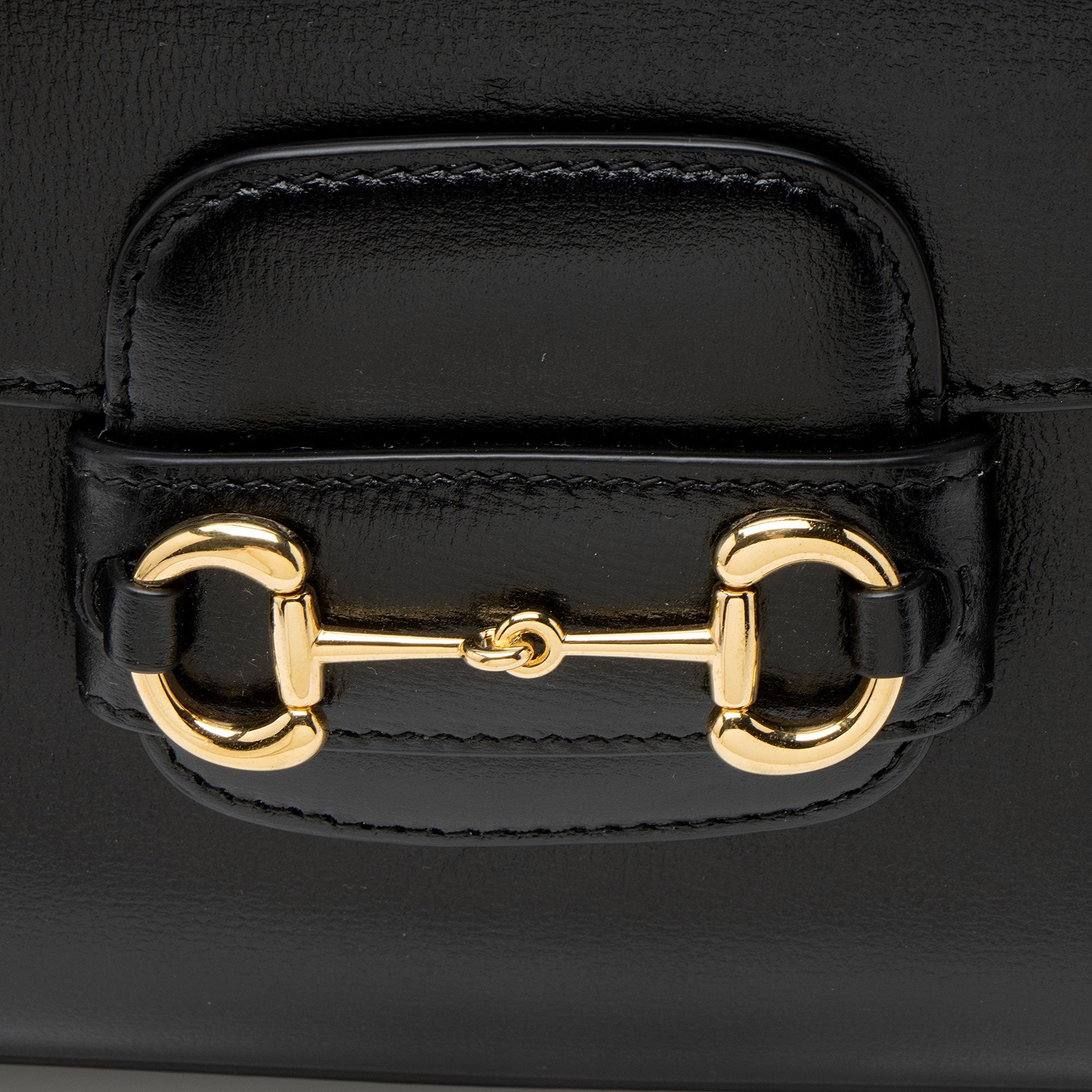 Gucci Leather Horsebit 1955 Mini Chain Top Handle