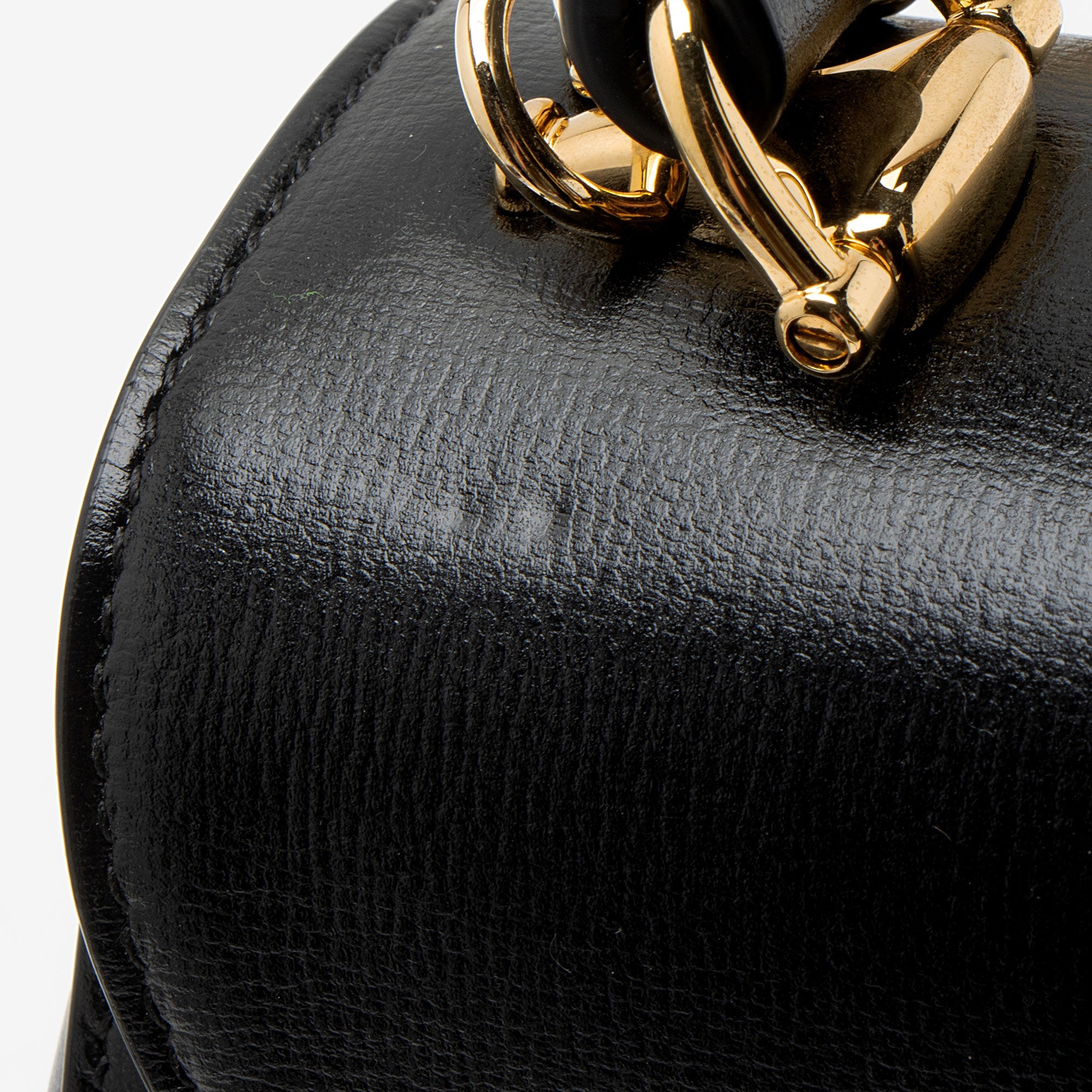 Gucci Leather Horsebit 1955 Mini Chain Top Handle