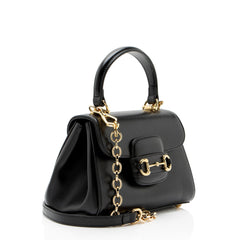 Gucci Leather Horsebit 1955 Mini Chain Top Handle