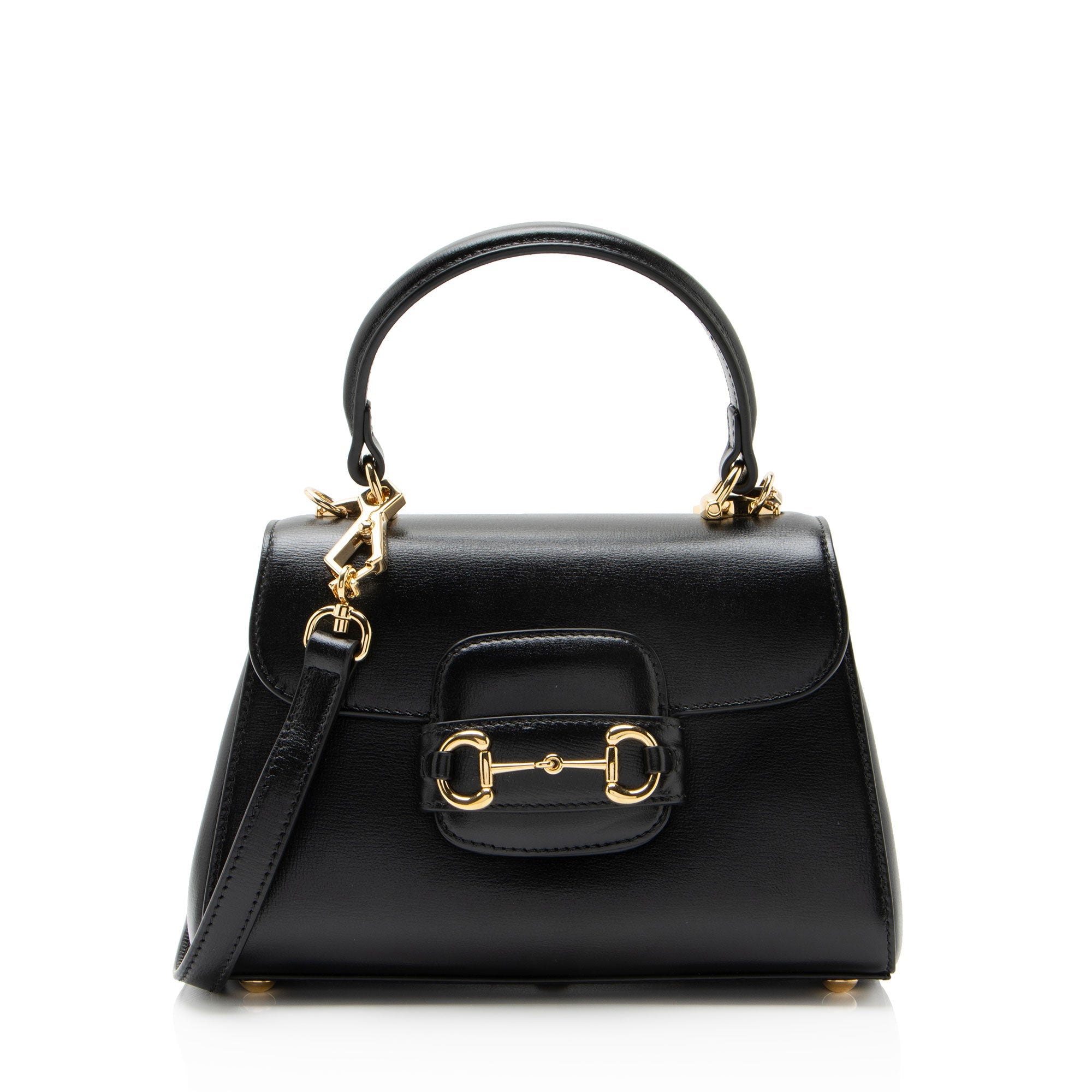 Gucci Leather Horsebit 1955 Mini Chain Top Handle