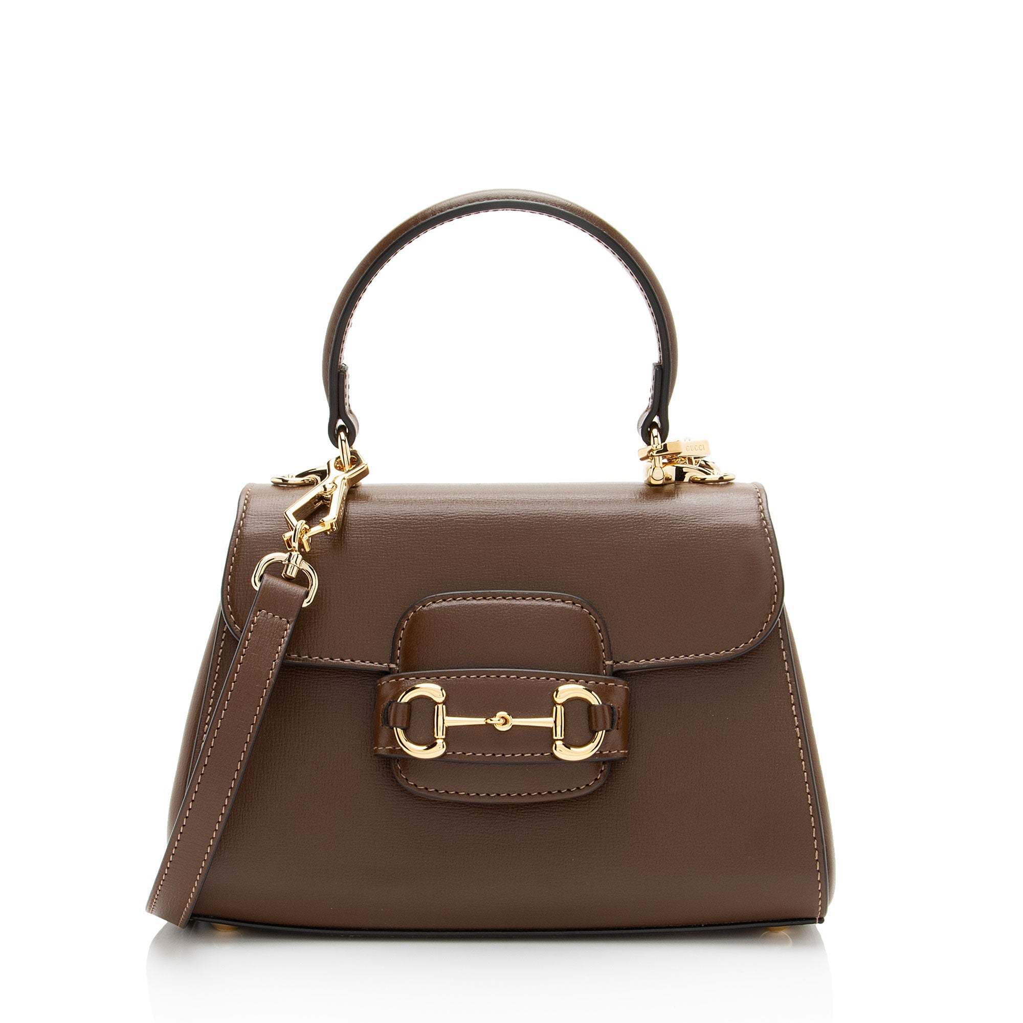 Gucci Leather Horsebit 1955 Mini Chain Top Handle