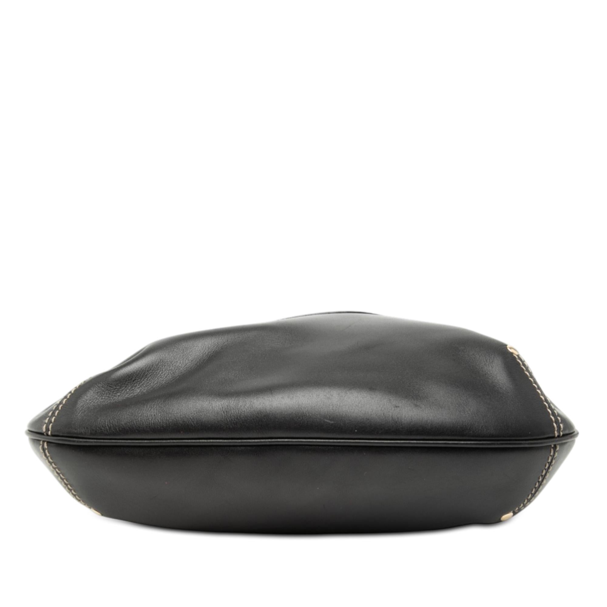 Gucci Leather Hysteria Crest Shoulder Bag