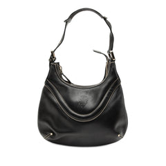 Gucci Leather Hysteria Crest Shoulder Bag
