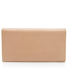 Gucci Leather Interlocking G Continental Wallet