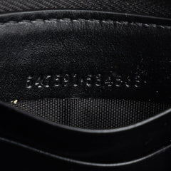 Gucci Leather Logo Print Zip Around Wallet