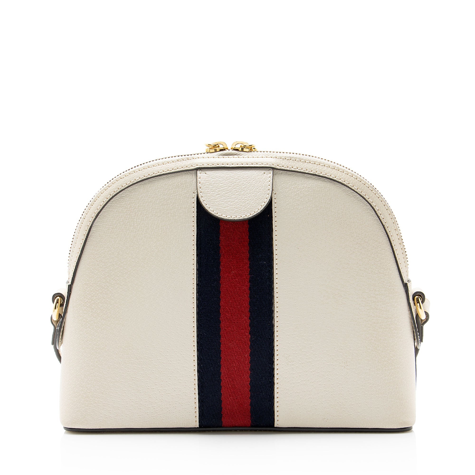 Gucci Leather Ophidia Dome Small Shoulder Bag
