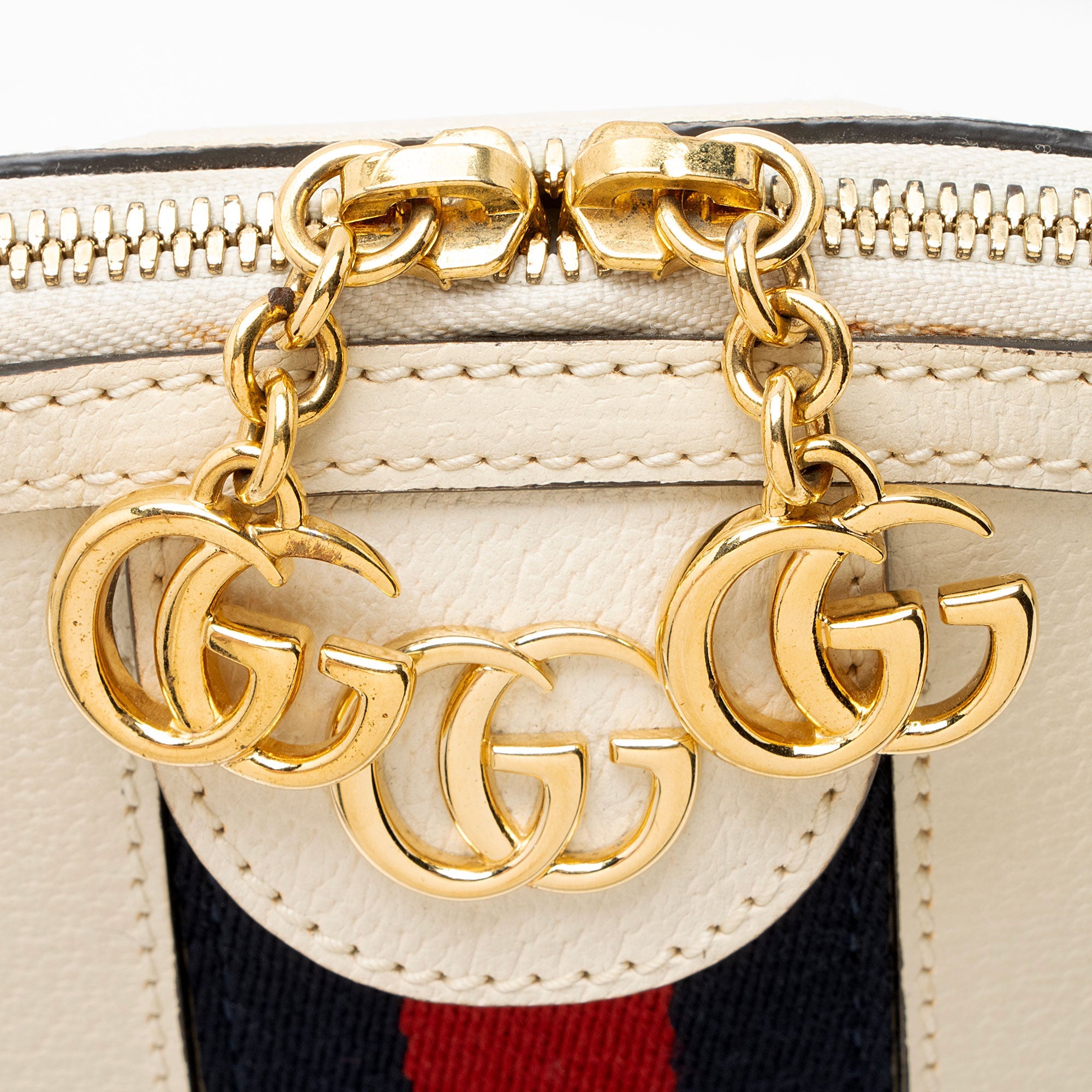 Gucci Leather Ophidia Dome Small Shoulder Bag