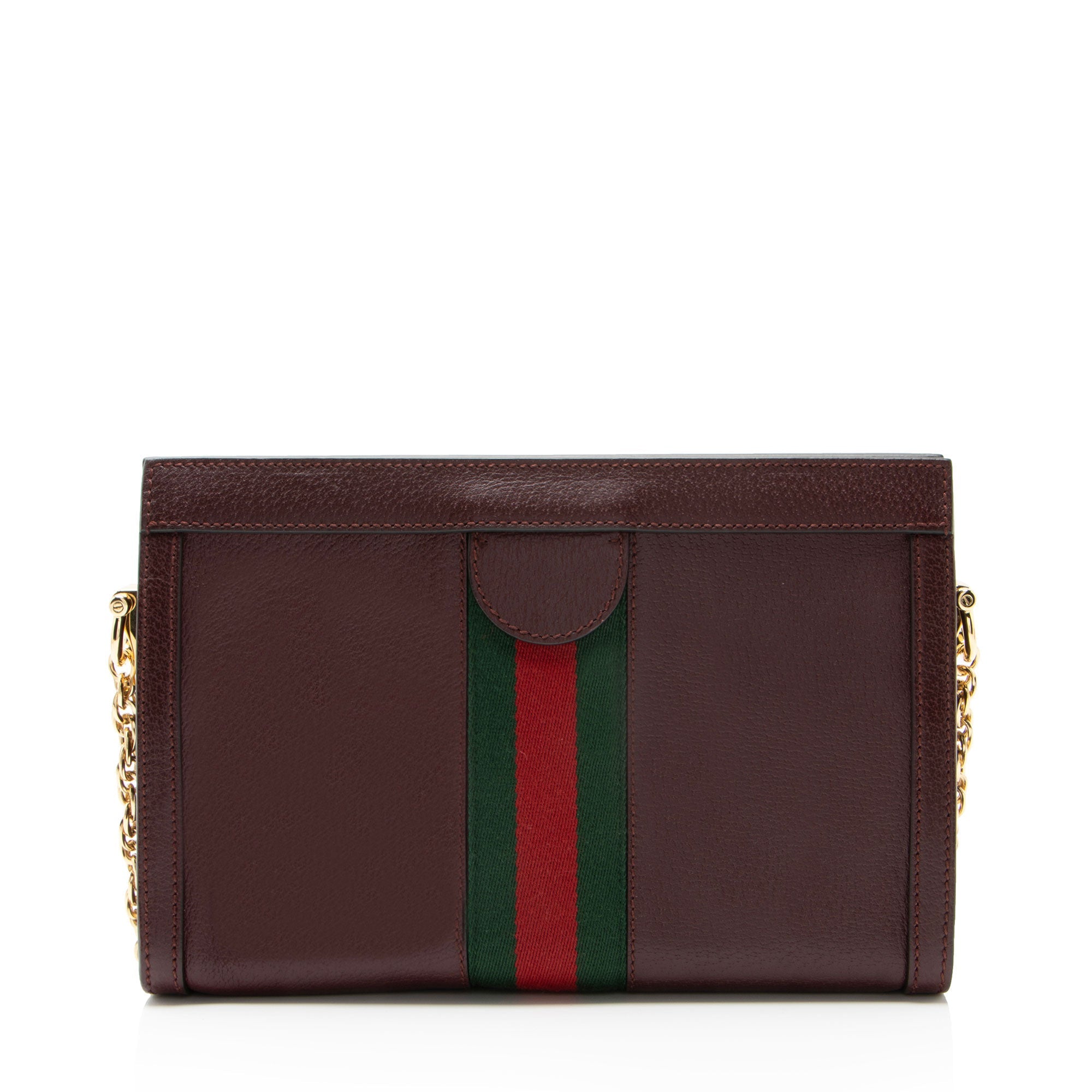 Gucci Leather Ophidia Medium Chain Shoulder Bag