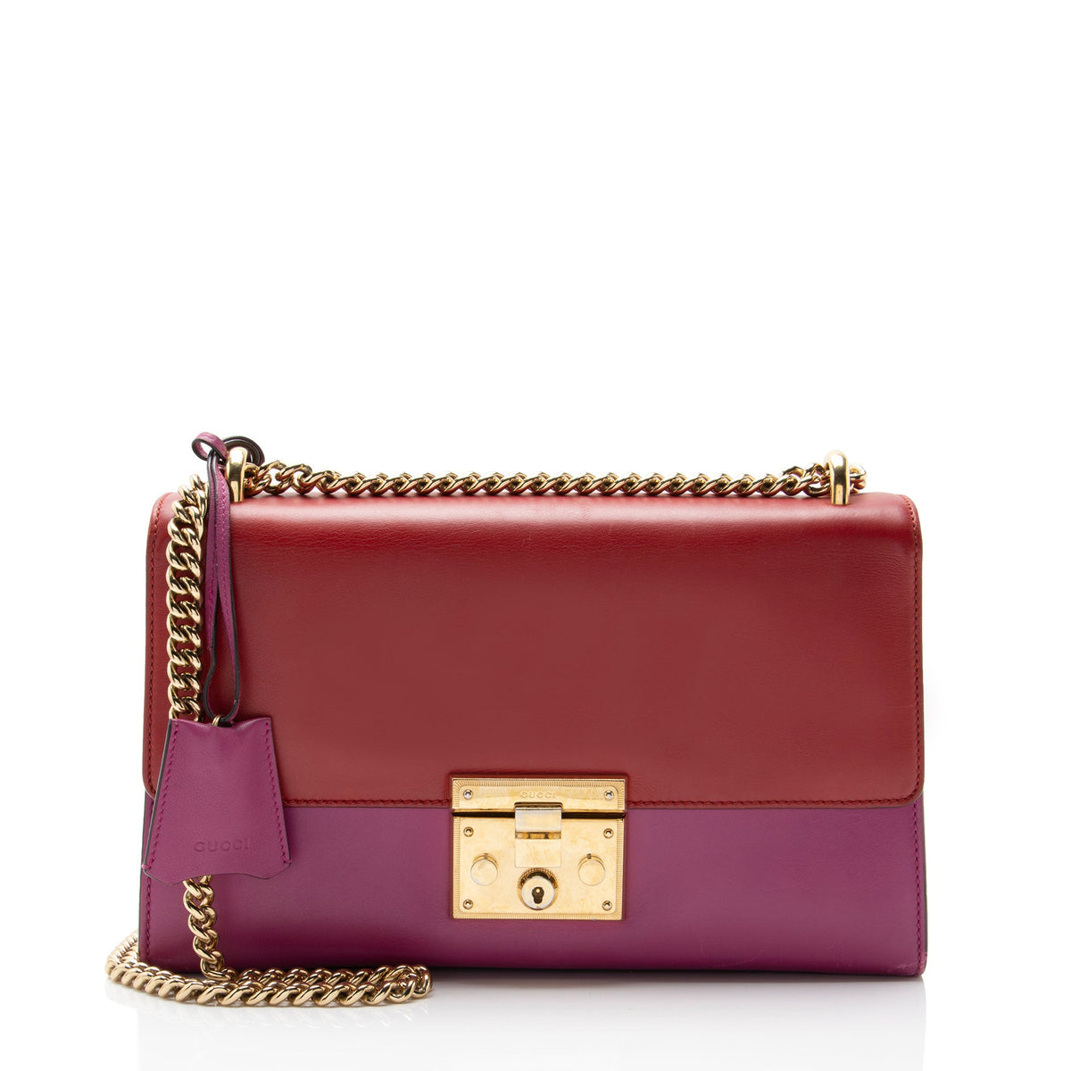 Gucci Leather Padlock Medium Shoulder Bag