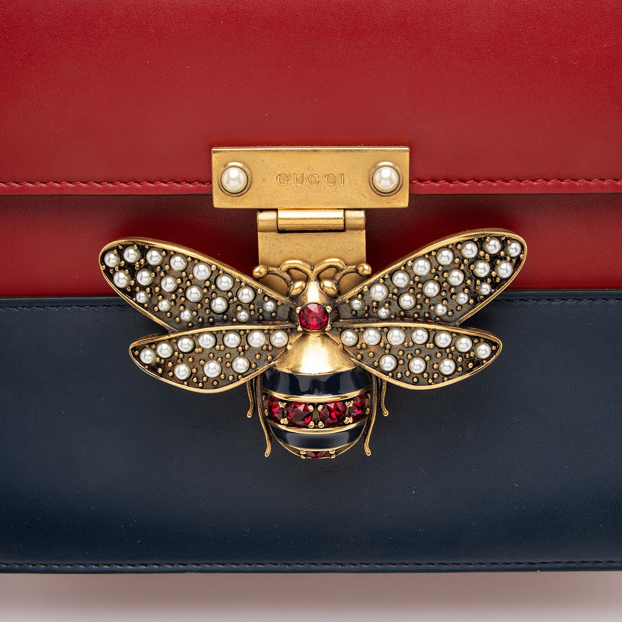 Gucci Leather Queen Margaret Top Handle