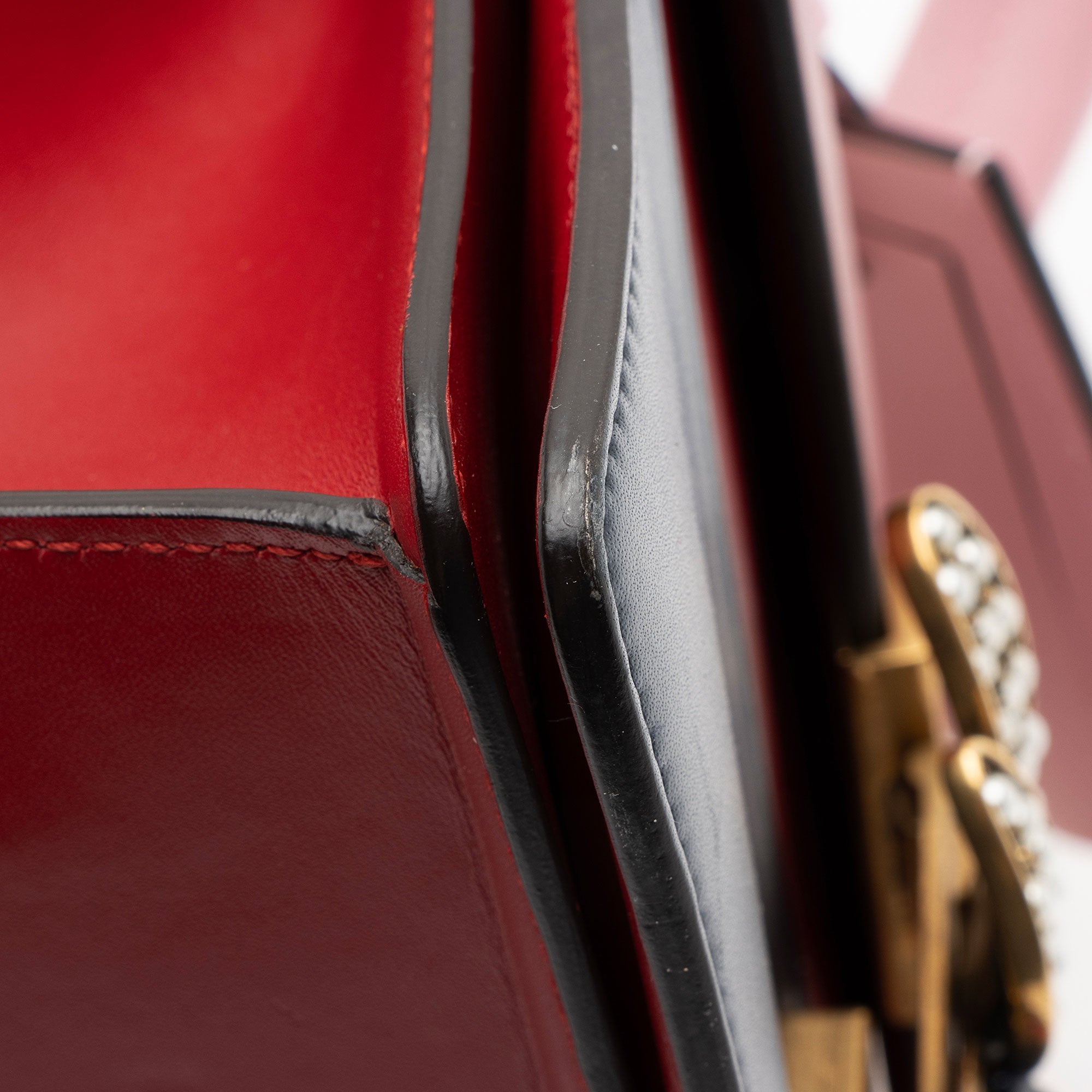 Gucci Leather Queen Margaret Top Handle