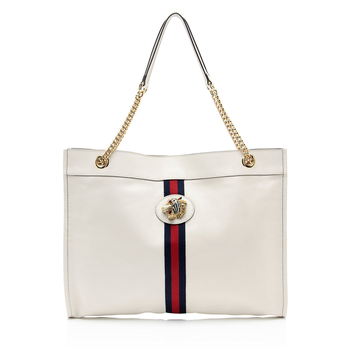 Gucci Leather Rajah Large Tote