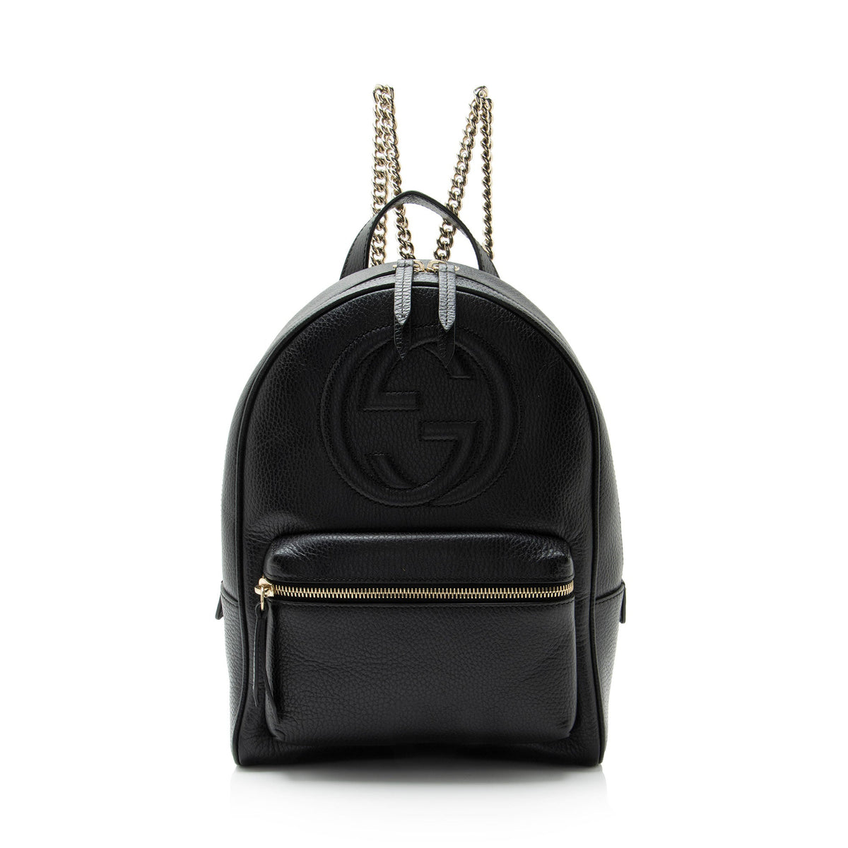 Gucci Leather Soho Chain Backpack