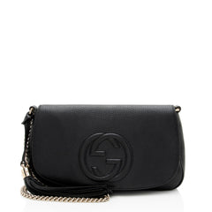 Gucci Leather Soho Medium Flap Bag