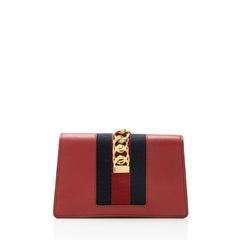 Gucci Leather Sylvie Super Mini Bag