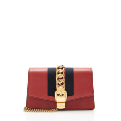 Gucci Leather Sylvie Super Mini Bag