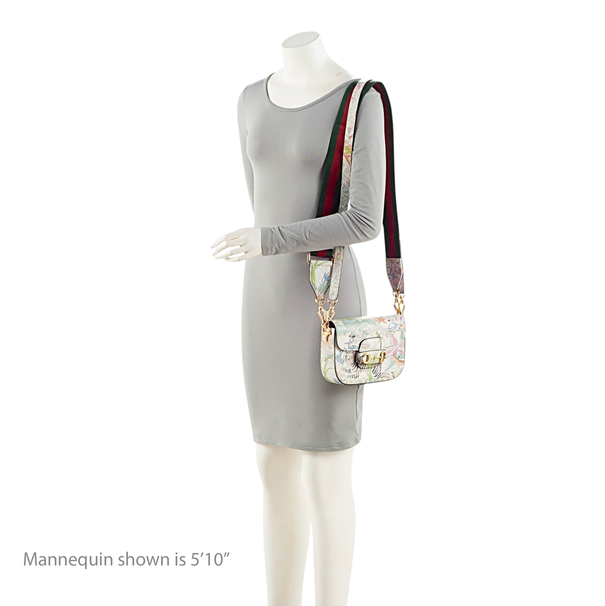Gucci Leather Tiger Horsebit 1955 Mini Crossbody