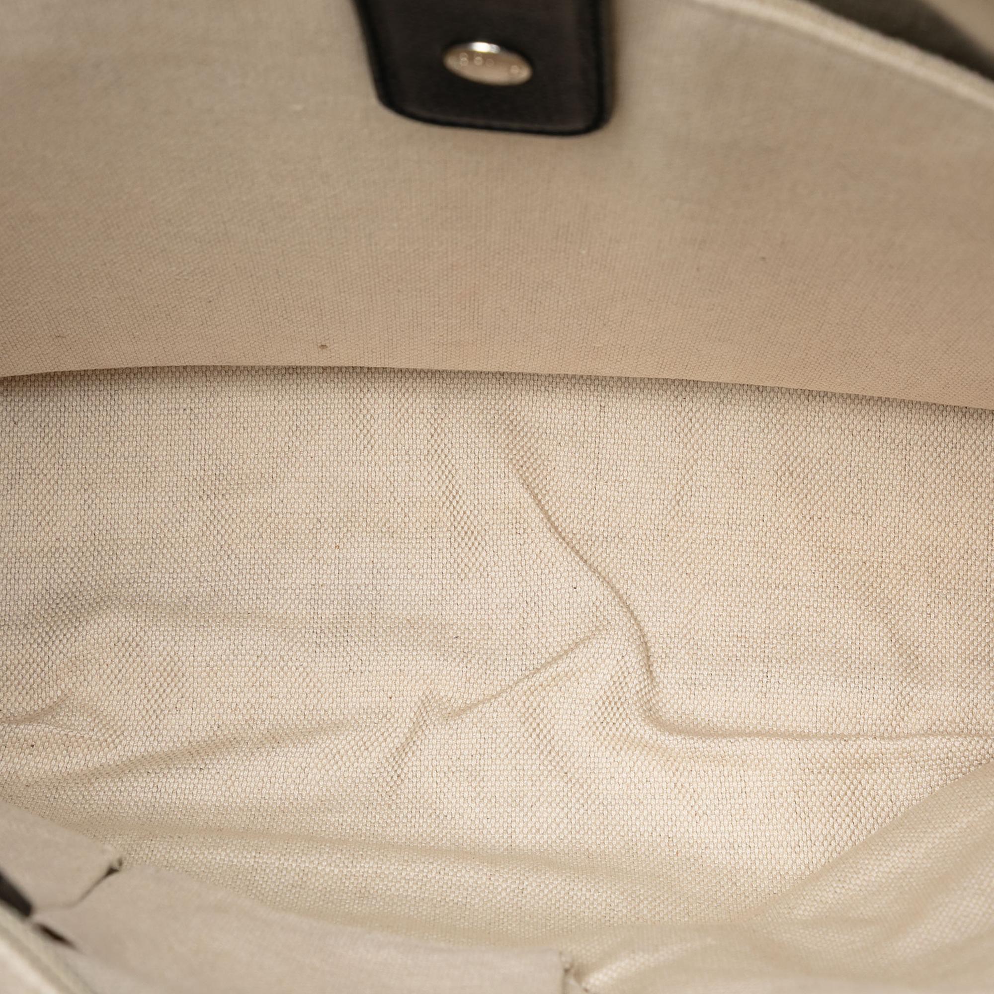 Gucci Leather Web Tote