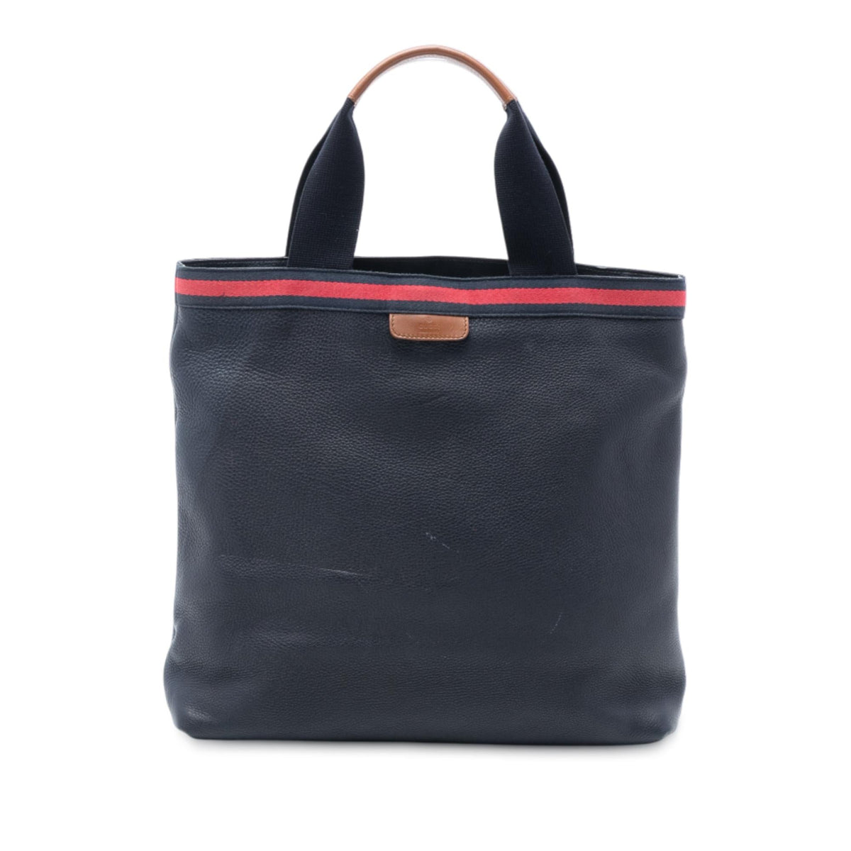 Gucci Leather Web Tote