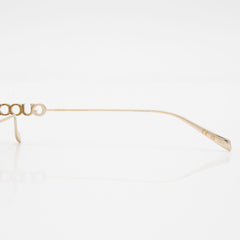 Gucci Logo Rimless Rectangular Sunglasses