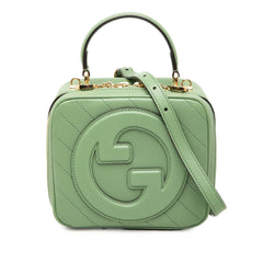 Gucci Matelasse Calfskin Blondie Top Handle Satchel