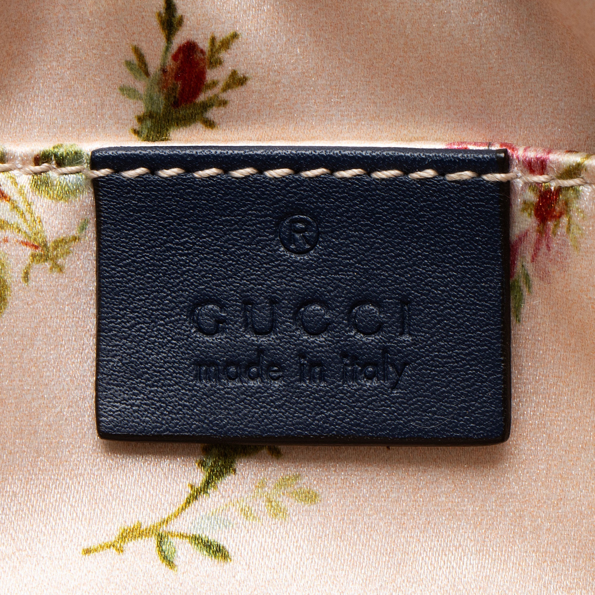 Gucci Matelasse Denim Pearl GG Marmont Mini Camera Bag